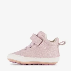 Groot Leren babyschoenen lila goud Hot