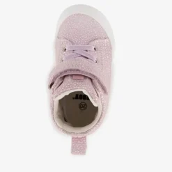 Groot Leren babyschoenen lila goud Hot
