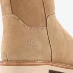 Output Leren dames boots beige Discount