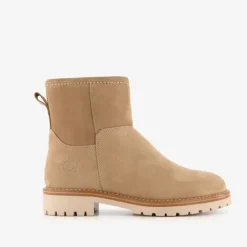 Output Leren dames boots beige Discount