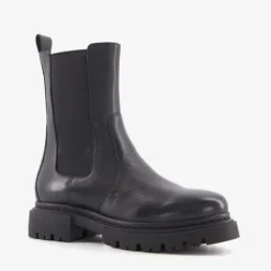 Harper Leren dames Chelsea boots zwart Hot