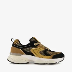 Hush Puppies Leren dames dad sneakers bruin Online