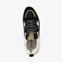 Hush Puppies Leren dames dad sneakers zebraprint Outlet