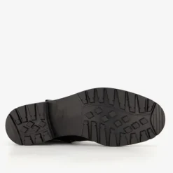 Hush Puppies Leren dames enkellaarsjes zwart Sale