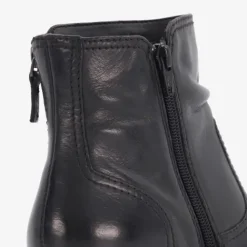 Hush Puppies Leren dames enkellaarsjes zwart Online