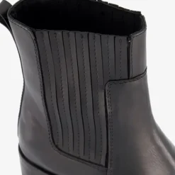 Harper Leren dames enkellaarsjes met hak Discount