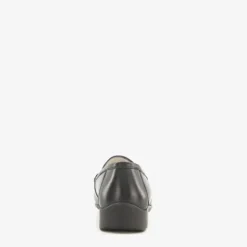 Hush Puppies Leren dames mocassins zwart Online
