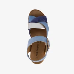Hush Puppies Leren dames sandalen blauw New