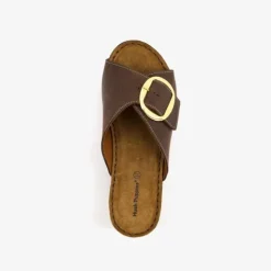Hush Puppies Leren dames sandalen bruin Sale