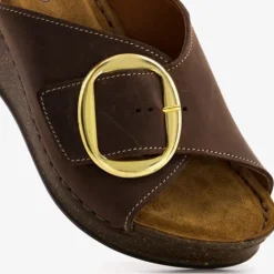 Hush Puppies Leren dames sandalen bruin Sale