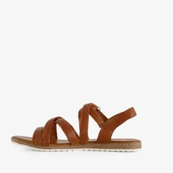 Harper Leren dames sandalen cognac Outlet
