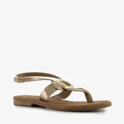 Harper Leren dames sandalen goud Outlet