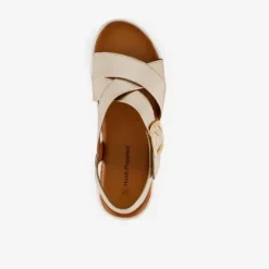 Hush Puppies Leren dames sandalen goud Online