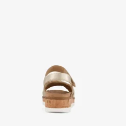 Hush Puppies Leren dames sandalen goud