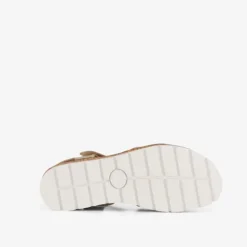 Hush Puppies Leren dames sandalen goud