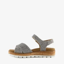 Hush Puppies Leren dames sandalen met print New