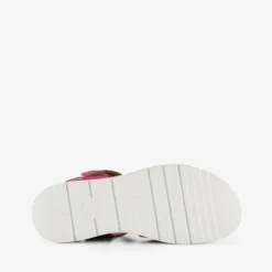 Hush Puppies Leren dames sandalen roze oranje Best