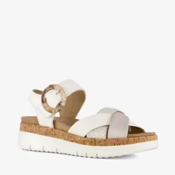 Hush Puppies Leren dames sandalen wit Best