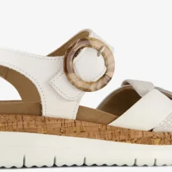 Hush Puppies Leren dames sandalen wit Best