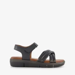 Hush Puppies Leren dames sandalen zwart Online