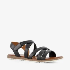 Harper Leren dames sandalen zwart New