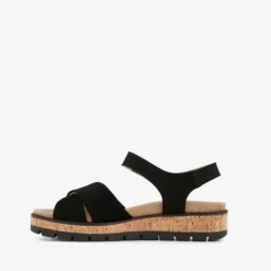 Hush Puppies Leren dames sandalen zwart Outlet