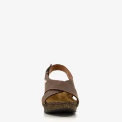 Hush Puppies Leren dames sleehak sandalen bruin Discount