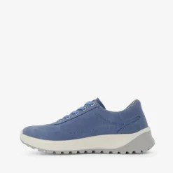Hush Puppies Leren dames sneakers blauw Outlet