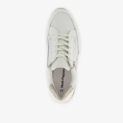 Hush Puppies Leren dames sneakers wit Sale