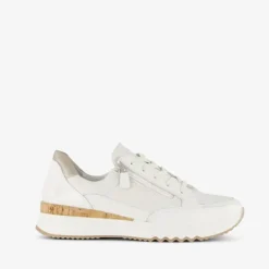 Hush Puppies Leren dames sneakers wit Sale