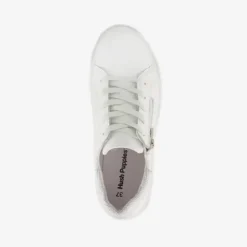 Hush Puppies Leren dames sneakers wit Sale