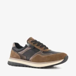 Hush Puppies Leren dames sneakers zwart bruin Clearance