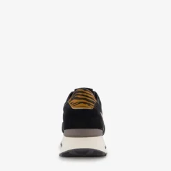 Hush Puppies Leren dames sneakers zwart brons Clearance