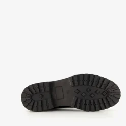 Harper Leren dames veterboots zwart Outlet