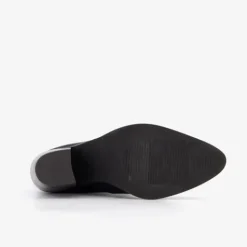 Harper Leren dames western laarsjes zwart