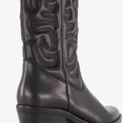 Harper Leren dames western laarzen zwart Sale