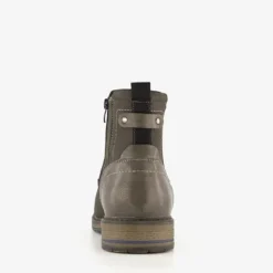 Blue Box Leren heren chelsea boots grijs Sale