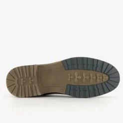 Blue Box Leren heren chelsea boots grijs Sale