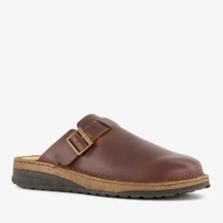 Hush Puppies Leren heren pantoffels bruin Hot