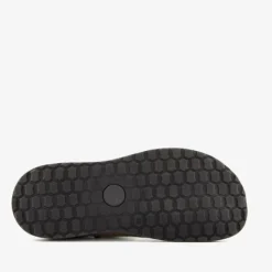 Hush Puppies Leren heren pantoffels zwart Clearance
