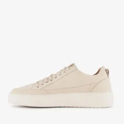 Van Beers Leren heren sneakers beige
