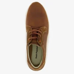 Hush Puppies Leren heren sneakers cognac Sale