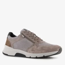 Hush Puppies Leren heren sneakers grijs Best
