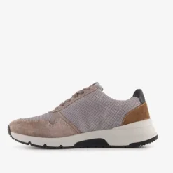 Hush Puppies Leren heren sneakers grijs Best