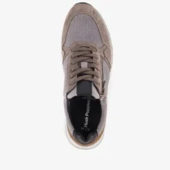 Hush Puppies Leren heren sneakers grijs Best