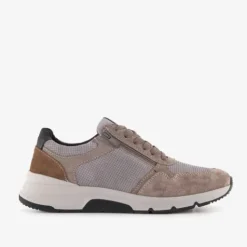Hush Puppies Leren heren sneakers grijs Best