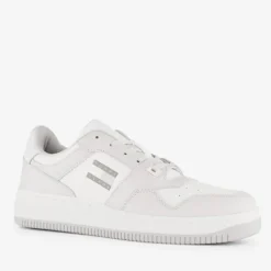 Tommy Hilfiger Leren heren sneakers lichtgrijs Hot