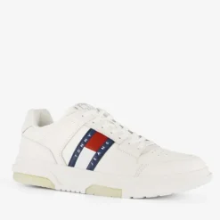 Tommy Hilfiger Leren heren sneakers wit Discount