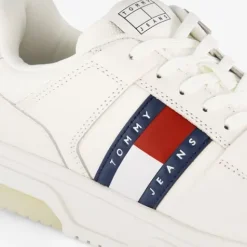 Tommy Hilfiger Leren heren sneakers wit Discount