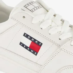 Tommy Hilfiger Leren heren sneakers wit